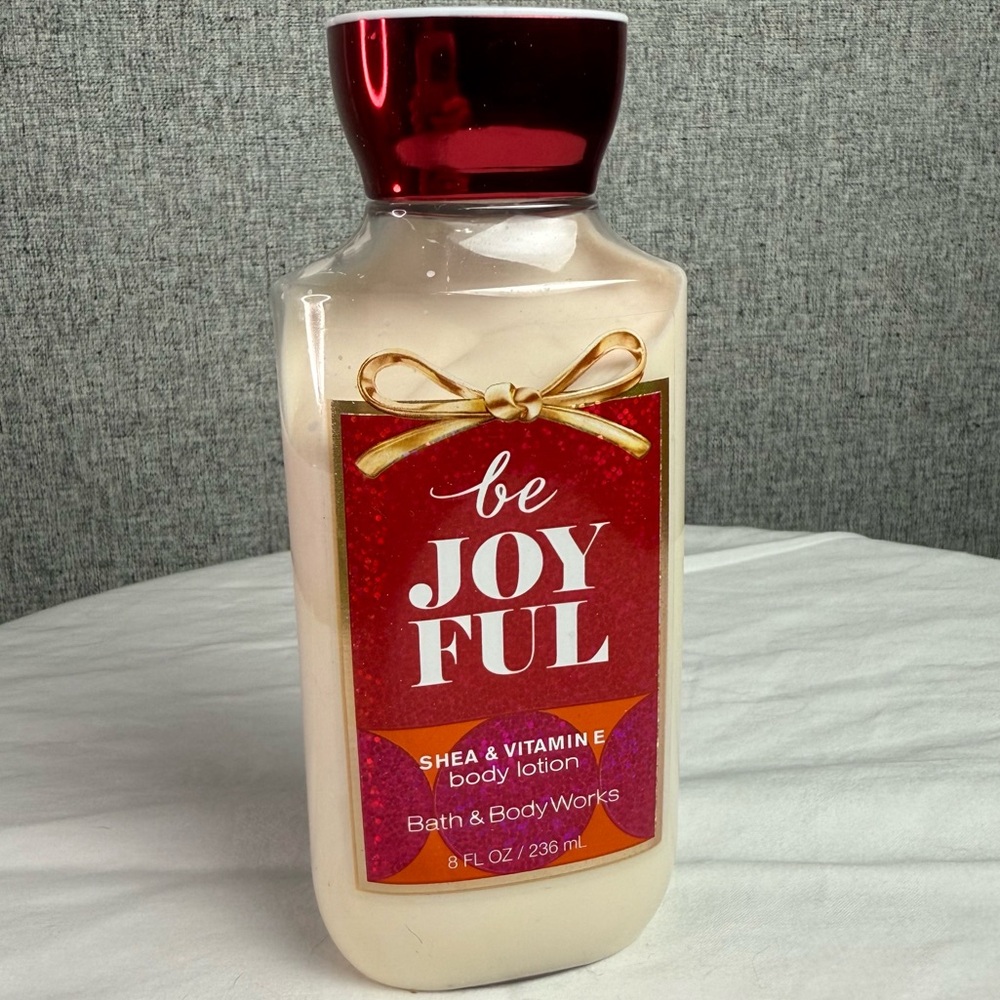 Bath & Body Works BE JOYFUL Lotion Holiday LIMITED Edition 8 oz Discontinued